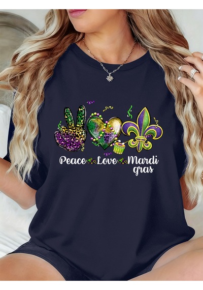 Noıssey Urban Pop Graphic Kadın Tişört Koleksiyonukod 5348 Lacivert