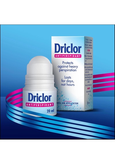 Driclor Roll-on Antiperspirant 20 Ml Erkek Kadın İçin Terlemeye Karşı Etkili Pudrasız Formül Sku: Smg8690010391117