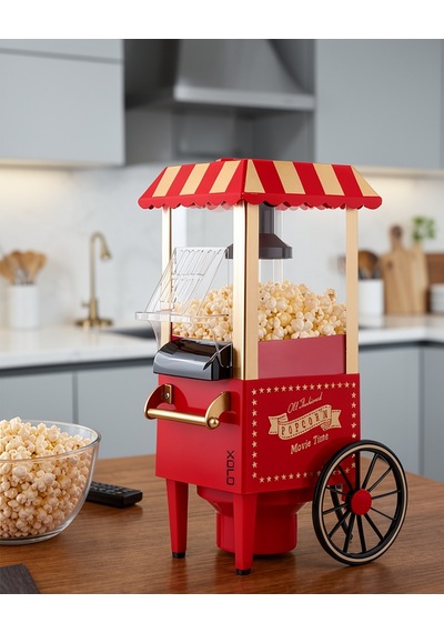 Yağsız Popcorn Makinesi 1 Litre Kapasiteli Uczzpg618kırmızı-11 Çok Renkli
