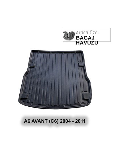 Audı A6 Avant C6 2004 - 2011 Araca Özel 3d Bagaj Havuzu