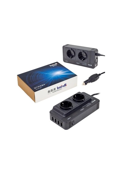 Dijital 12 Volt 200 Watt Power İnverter İle Güç Dönüştürme