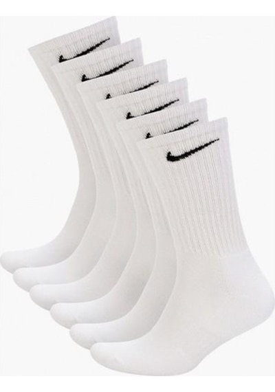 Nike Everyday Cushion Crew Beyaz Renkli Çorap 6'lı Sx5172-100