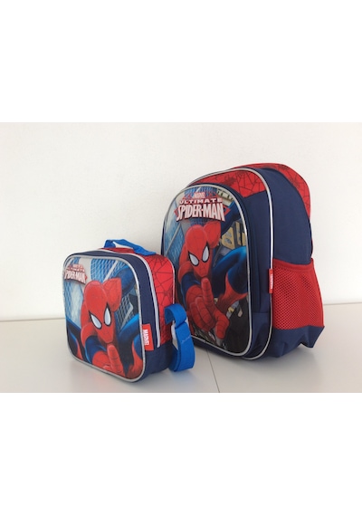 Spiderman Okul Çantası Beslenme Çantası 2’li Sets