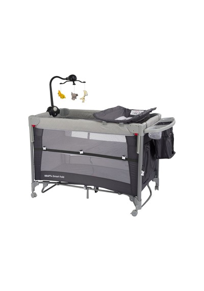 Smart Fold Anne Yanı Oyun Parkı 60 X 104 Cm Gri