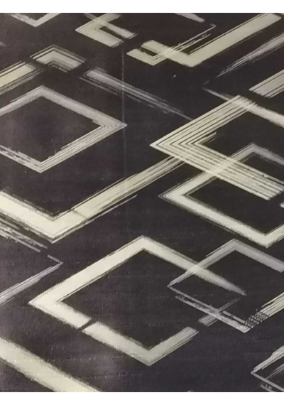 Elyaflı Pvc Muşamba Desenli Silinebilir Masa Örtüsü 02mrl171a Siyah