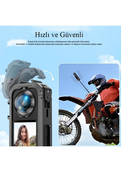 Teknoroket Insta360 X5 Sert Koruyucu Kafes