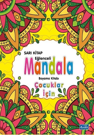 Çocuklar İçin Mandala Sarı