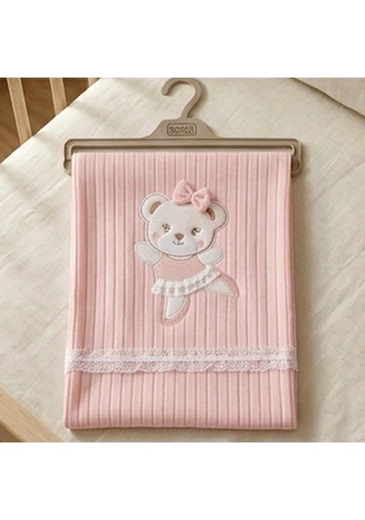 Sebi Bebe Bebek Battaniye 4153 Somon