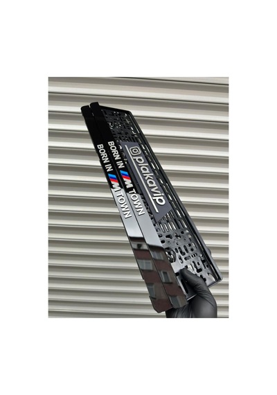 App Plakalık 2 Adet Mat Piano Black Bmv Plakalık Uyumlu - 842410694