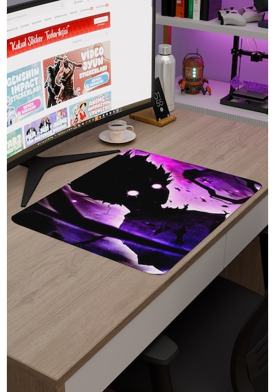 Mob Psycho 100 Anime V3 - 48x40 Xl Gaming Kauçuk Kaymaz Taban Mouse Pad Fare Altlığı
