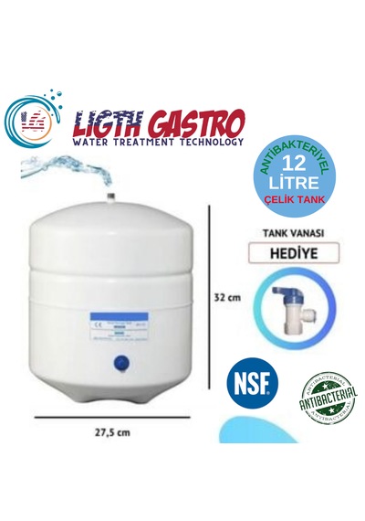 Light Gastro Gold 12 Lt 7 Filtre 14 Aşama Su Arıtma Cihazı