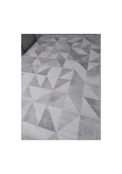 Forza Akrilik İplik Dokuma 200x290 6m2 Halı Gri - Krem - Bej