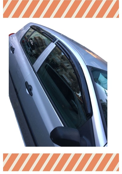 Renault Clio 3 Hb 2006-2012 Modellerine Özel 4'lü Mügen Tip Cam Rüzgarlığı