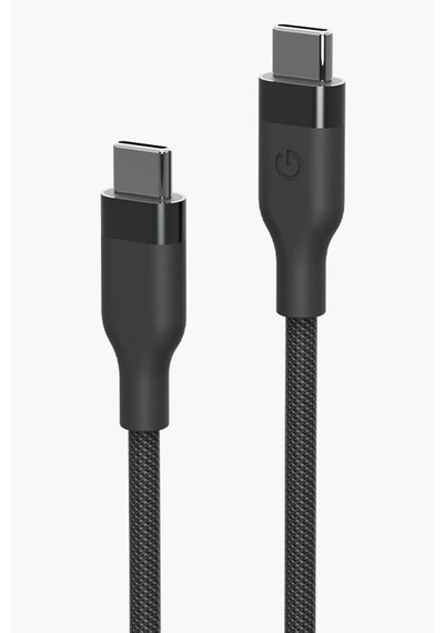 Helix 1.5m 100w Manyetik Katlanma Özellikli Type-c To Type-c Pd Hızlı Şarj Kablo - Siyah