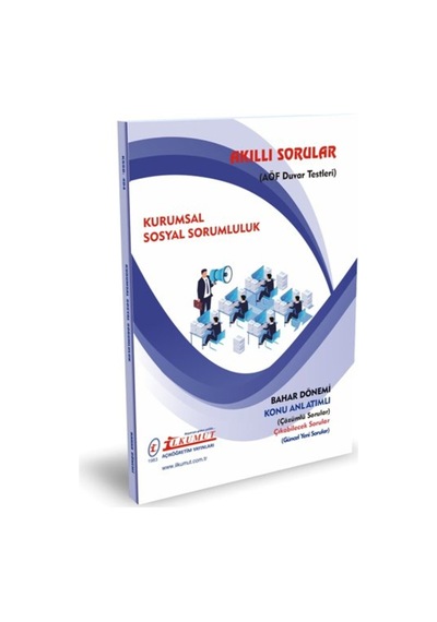 İlkumut Yayınları - Kurumsal Sosyal Sorumluluk - Konu Anlatımlı - Çözümlü Sorular
