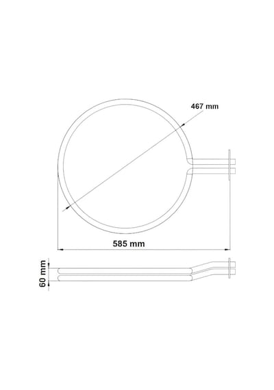 Electrolux Uyumlu Fırın Rezistansı