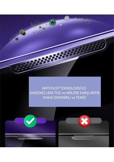 Dexmon Apple Uyumlu iPhone 14 Plus Ekran Koruyucu Otomatik Hizalama Anti Dust