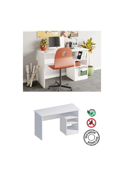 Decormet Bahar Çalışma Masası Beyaz Diğer