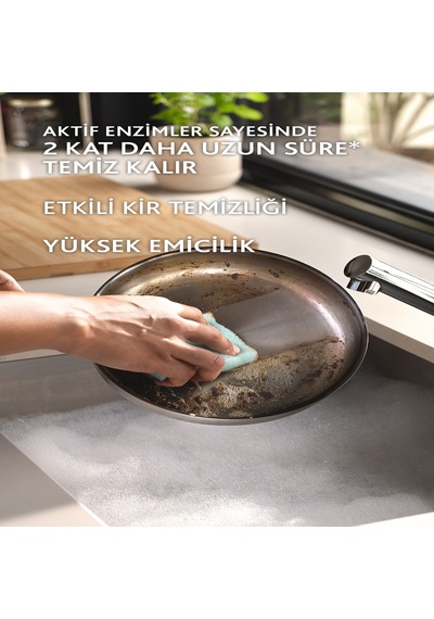 Vileda 12 Paket 3lü Pro Clean Düz Bulaşık Süngeri Vld0000000459