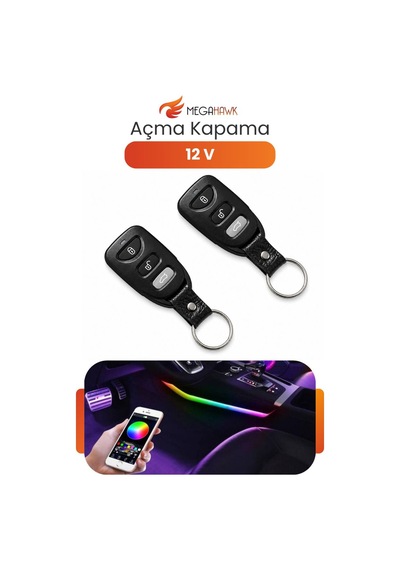 12v Uzaktan Kumandalı Açma Kapama Modülü Universal Araç Kontrol Sistemi Seti T-233