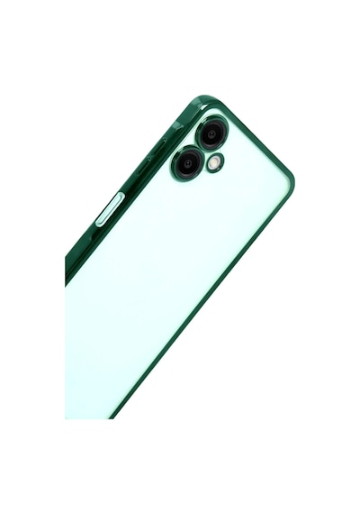 Samsung Galaxy A07 4g Razer Lensli Silikon - Yeşil 0.2M-Çok Renkli
