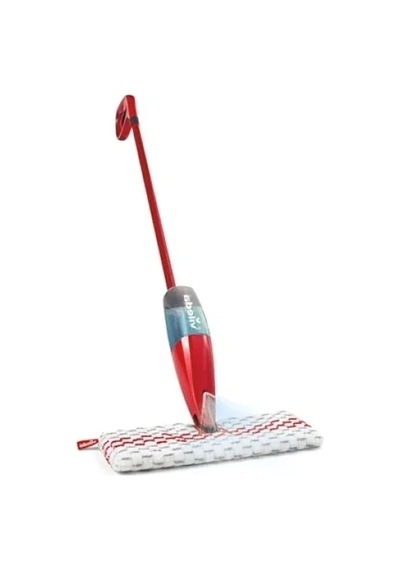 Hızlı Temizlik İçin Doldurulabilir Sprey Mop - Mikrofiber Ped Açık Bej