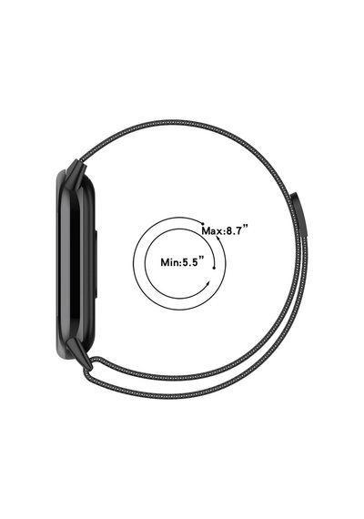 Xiaomi Smart Band 8 Gllp Krd-01 Metal Kordon-gri