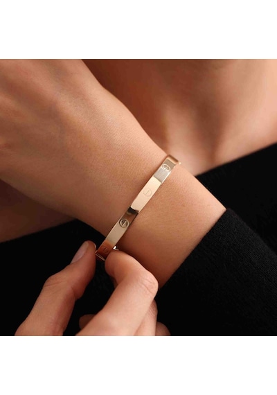 Sembol Gold Altın Çivi Kelepçe T12948