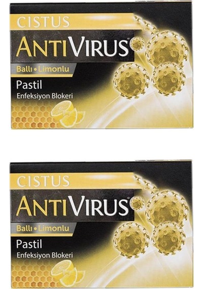 Cistus Ballı Limonlu Pastıl 10'Lu 2 Adet