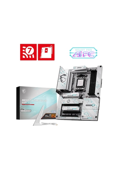 Msı B850 Gamıng Plus Wıfı Pz Ddr5 Am5 8200 Oc Mhz Atx Gaming Aaaa11msı0034