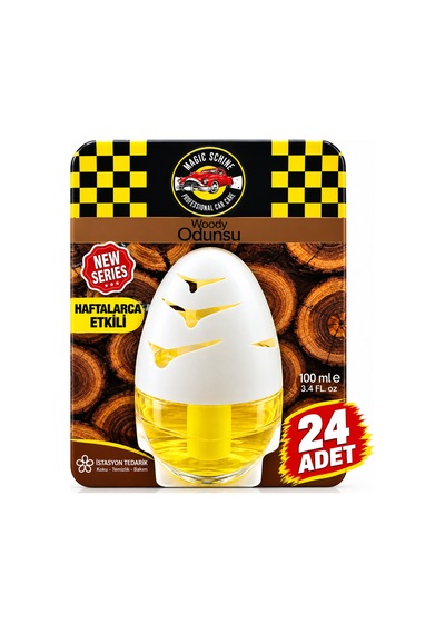 24'lü Odunsu Kavanoz Koku 100 Ml