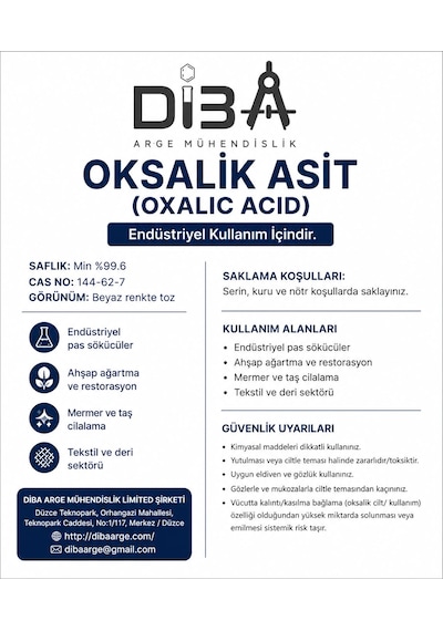 Diba Oksalik Asit 5kg