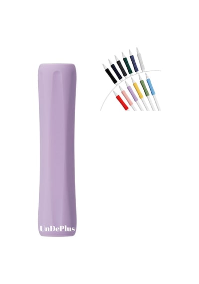 Pencil 1. Nesil / 2. Nesil / Usb-c / Pro Uyumlu Parmak Desteği Silikon Dokunmatik Kalem Tutacağı 01 Lavender