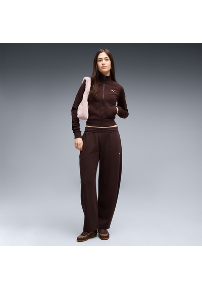 Puma Slim Track Kadın Kahverengi Dik Yaka Ceket