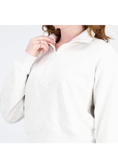 New Balance Lifestyle Kadın Sweatshirt Wnh3374-sah Gri