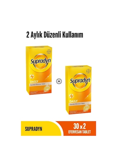 Supradyn Daily 2 x 30 Efervesan Tablet