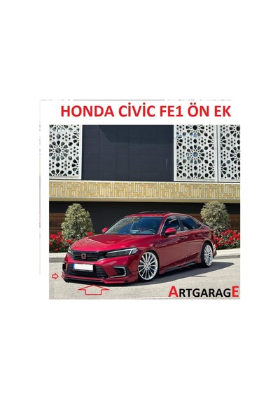 Honda Civic Fe1 2022-2024 Ön Ek-boyasız-fiberglass