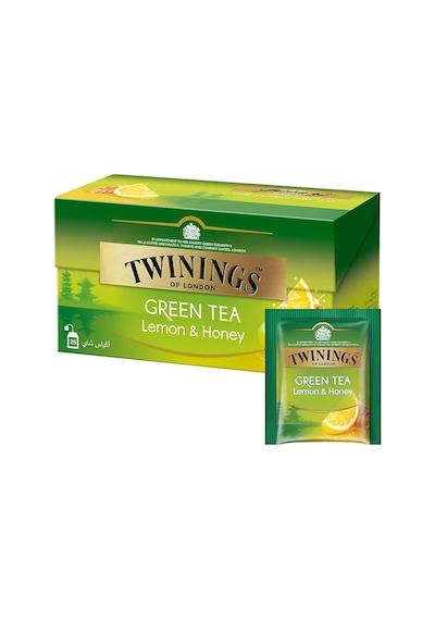 Twinings Limonlu ve Ballı Bardak Poşet Yeşil Çay 25'li