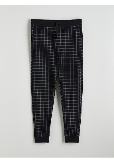 Lc Waikiki Lc Waıkıkı Siyah Standart Kalıp Ekose Desenli Erkek Pijama Alt