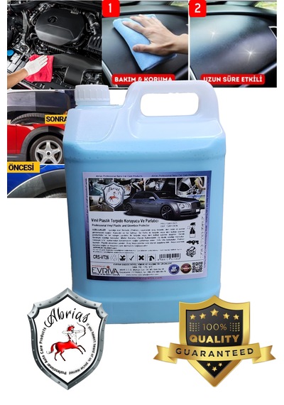 Vinil Plastik Aksam Torpido Motor Koruyucu Ve Parlatıcı Pro 5lt