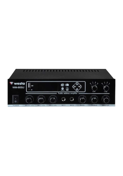Westa Wm-605u 100w 2-bölgeli Mikser Amfi