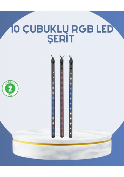Dış Mekan Led Kayan Yıldız Işığı 10 Çubuk Aydınlatma 10c