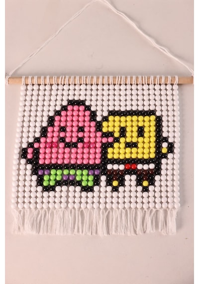 Fiskos.tr Sünger Bob Ve Patric Pixel Tablo Bonck Kendin Yap Kiti
