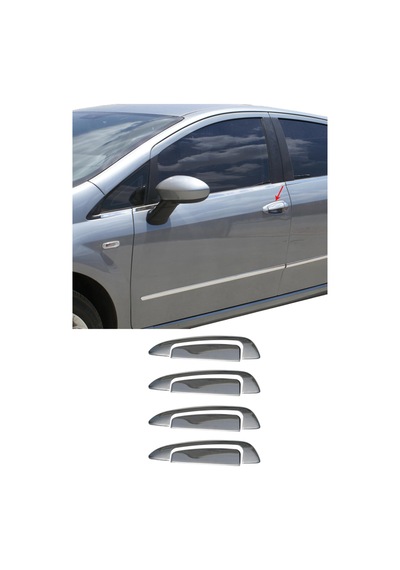 Fiat Linea Krom Kapı Kolu 4 Kapı 8 Parça 2007 Üzeri