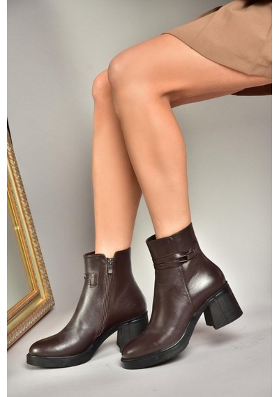 Fox Shoes T555451403 Kahverengi Hakiki Deri Kalın Topuklu Kadın Bot Kahverengi-hakiki Deri Kahverengi Fox Shoes T555451403 Kahverengi Hakiki Deri Kalın Topuklu Kadın Bot Kahverengi-hakiki Deri Kahverengi