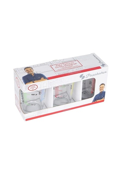 Arda Türkmen Ölçü Bardağı Seti 3'lü