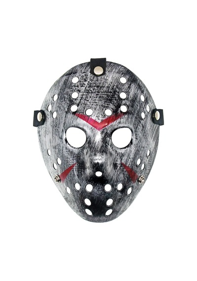 Jason Maskesi Hannibal Maskesi Metal Gümüş Renk 20x25 Cm Diğer