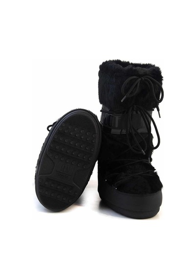 Moon Boot Icon Faux Fur Kadın Kar Botu-14089000blk Siyah Siyah