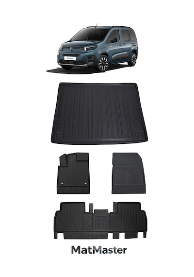 Citroen Berlingo 2026 Model 5d Premium Ekstra Havuzlu Paspas Ve Bagaj Havuzu Set