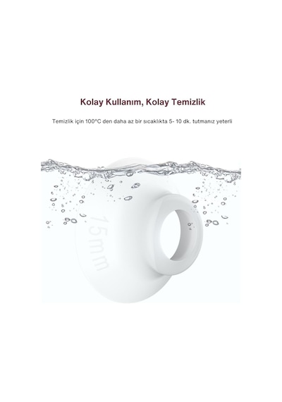 Momcozy Flanş Girişi 15 mm ( M5 )